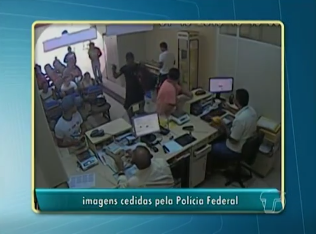 PF divulga imagens do assalto a agência dos Correios em Santarém