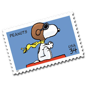 selo do snoopy
