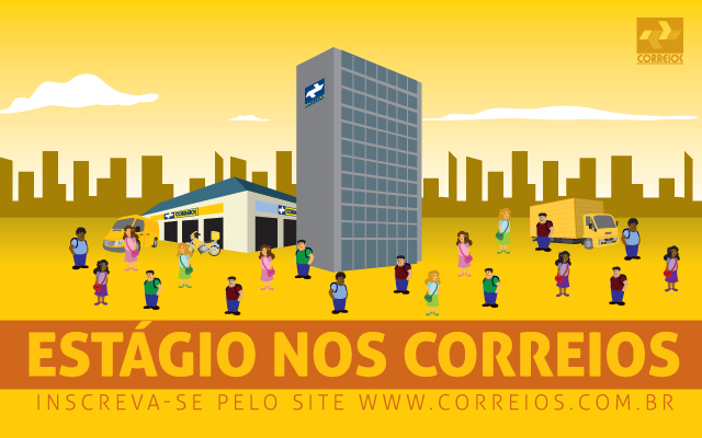 Consurso para estágio nos correios