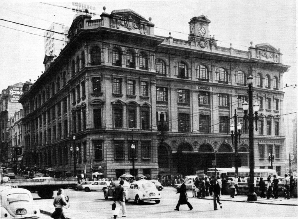 foto antiga agencia correios sp